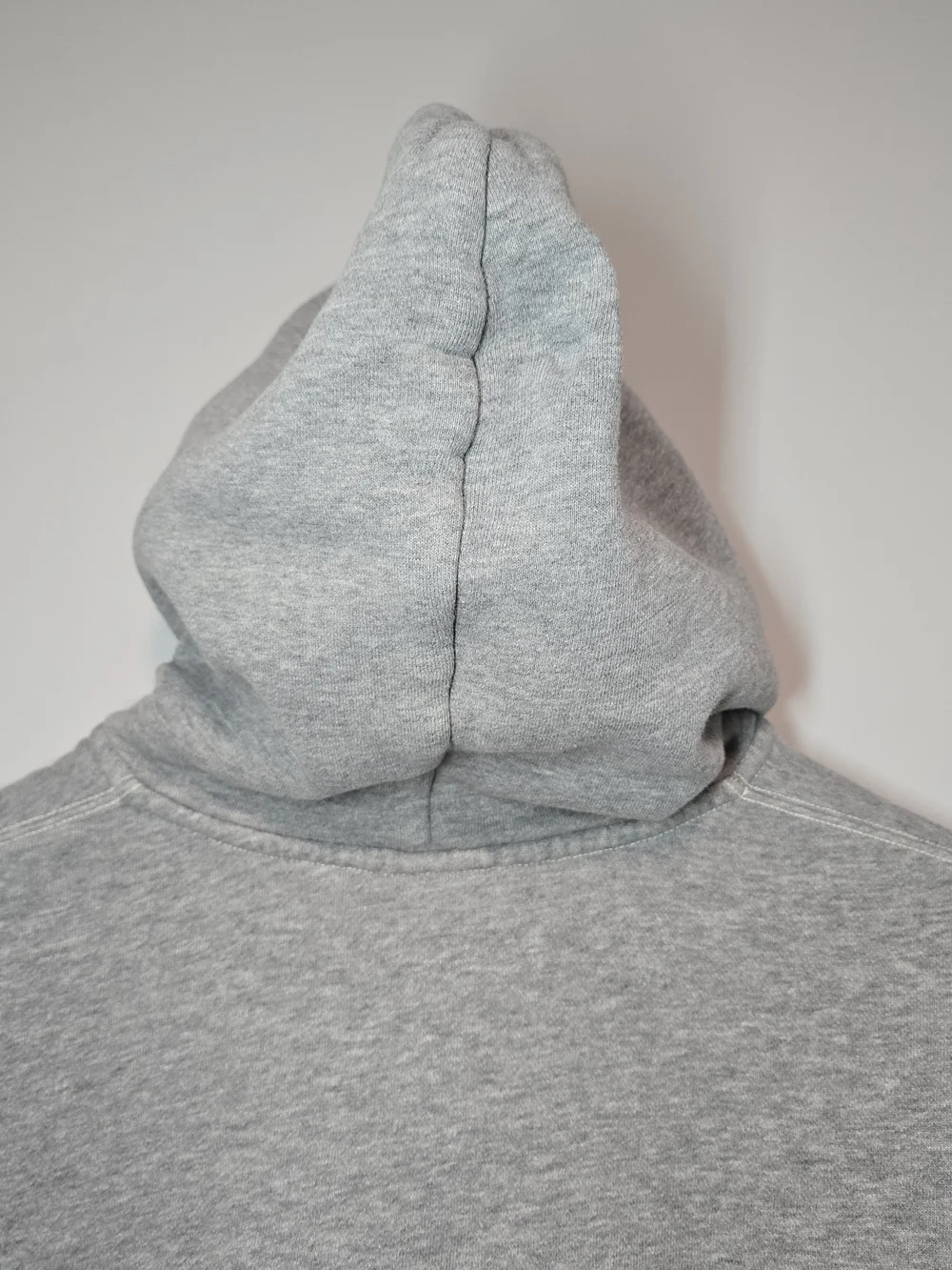Ralph Lauren Men's Grey Chenille RL Patch Zip Fleece Hoodie Y2k